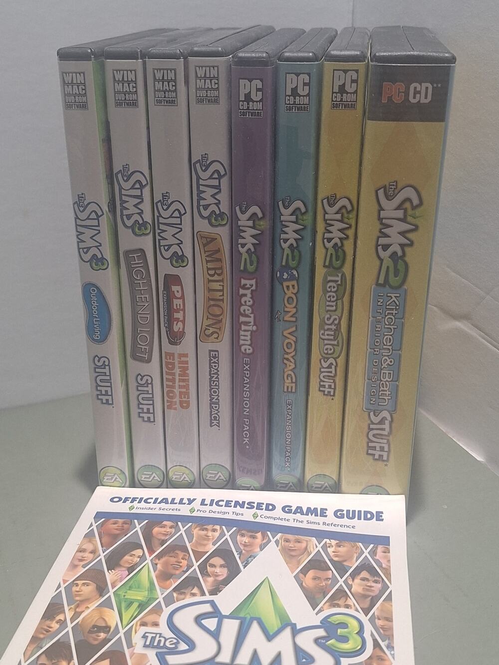 The Sims 3 & Sims 2 PC Lot Expansions Stuff Packs + Guide Tested Discs